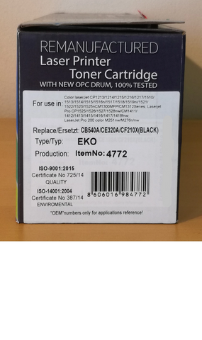 HP TONER CB540A/CE320A/CF210X BLACK COMPATIBLE – 4772 - Zeshop