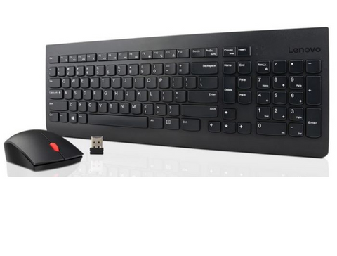 KEYBOARD AND MOUSE LENOVO WIRELESS KEYBOARD AND MOUSE COMBO ENG - 4X30M39498 - Zeshop